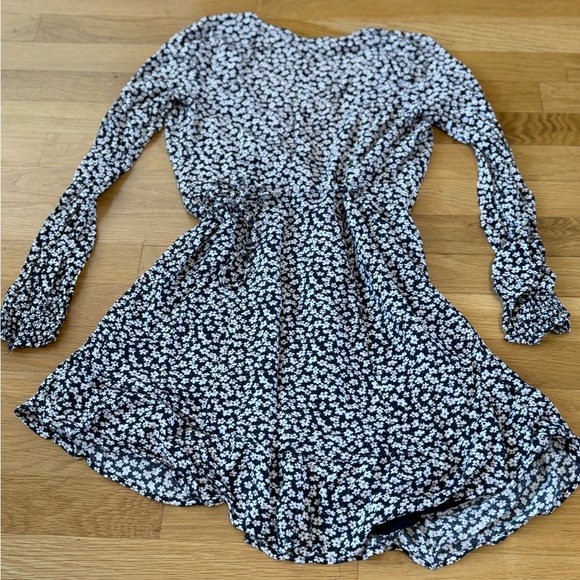 Abercrombie & Fitch Womens Wrap Dress Size XS Floral Boho Mini - Picture 12 of 12